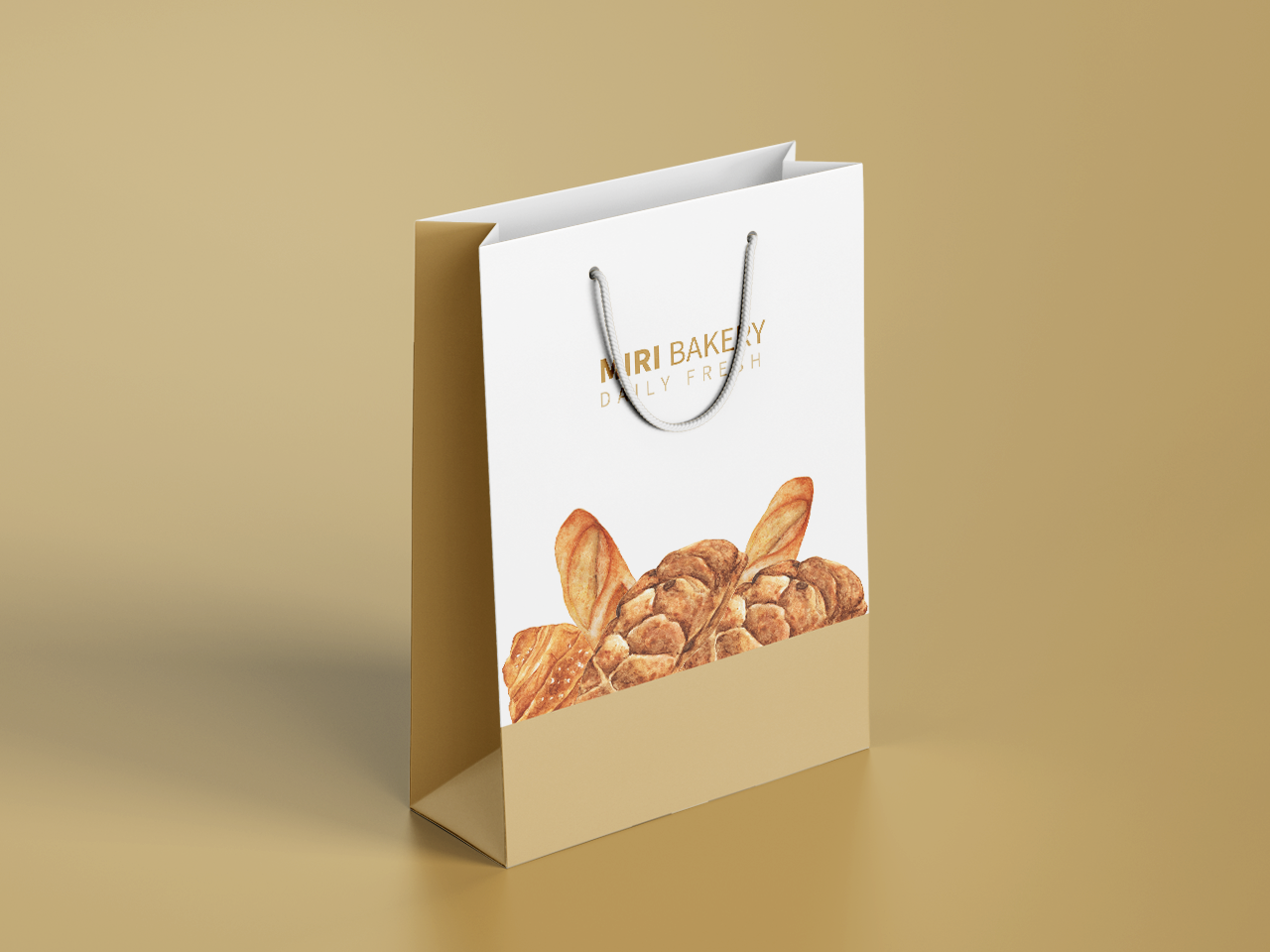 종이쇼핑백 디자인 템플릿